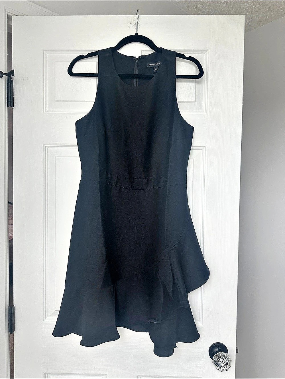 Banana Republic Black Petite Midi Dress Size 6 New